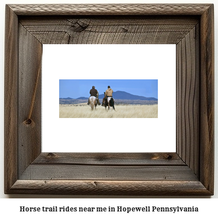 horse trail rides near me in Hopewell, Pennsylvania